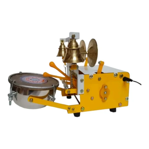 Automatic Temple Drum Bell 6"