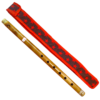 Natural Bamboo Flute Westen 6 Holes Practices With Cover