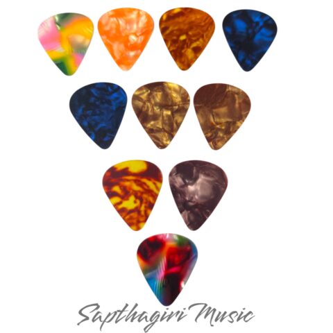 Guitar Pick Celluloid 10P.C